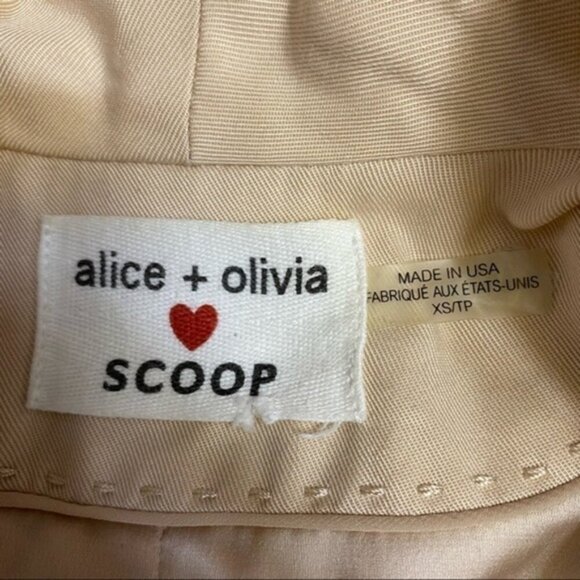 Alice and‎ Olivia Blush Pink Blazer  Women Size XS - Picture 4 of 5